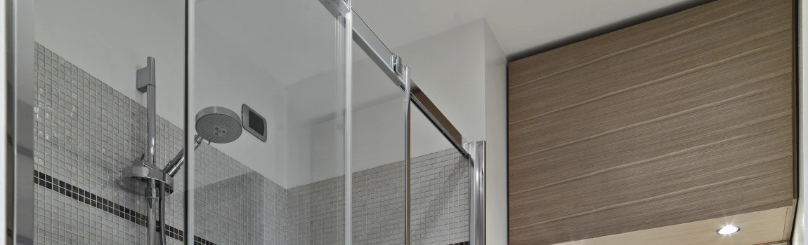 Frosted Glass Shower Doors in Northeast Edmonton